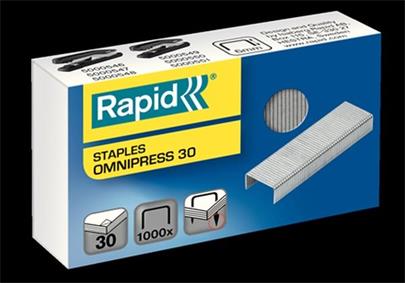 Rapid drátky Omnipress 30, 1000 ks