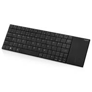 RAPOO bezdrátová klávesnice E2710/ 2,4GHz/ Touchpad/ nízký zdvih/ USB/ černá/ CZ+SK layout