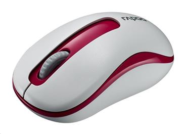 RAPOO myš M10 Plus 2.4G Wireless Optical Mouse, Red