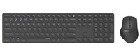 RAPOO set klávesnice a myš 9800M, bezdrátová, CZ/SK, šedá