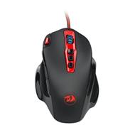 Redragon Myš HYDRA, laserová, 11tl., 1 kolečko, drátová (USB), černo-červená, 14400DPI, herní