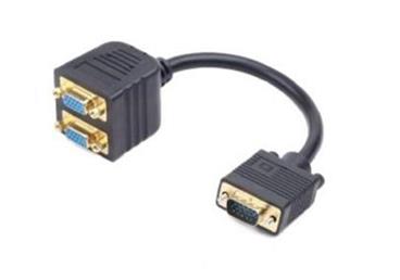 REDUKCE VGA FD(M) => 2x VGA FD15HD (F) rozbočovací adaptér GEMBIRD