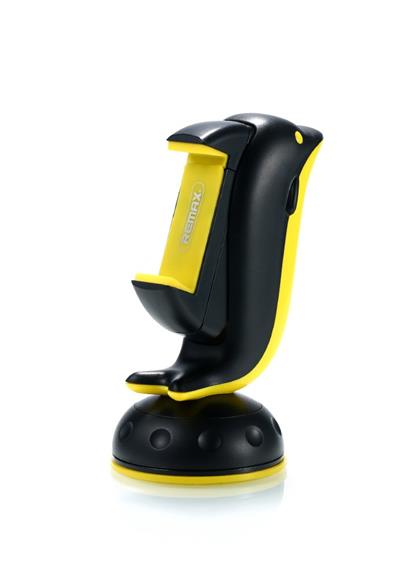 REMAX držák na telefon RM-C20 / na palubní desku / podpora 3" - 6" / černo-žlutý