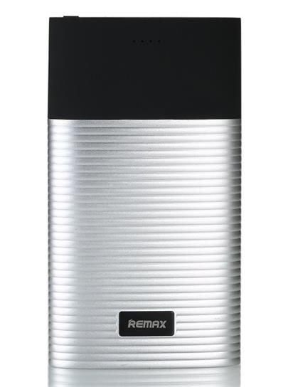 REMAX power banka 10000mAh / RPP-27 / výstup 2x USB 2.0 typ A samice / stříbrná