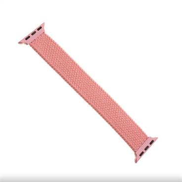 Řemínek FIXED Nylon Strap elastický nylonový pro Apple Watch 38/40mm, velikost L, růžový
