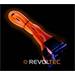 Revoltec IDE Cable rounded (UDMA 133),UV-Aktiv Orange, 90cm