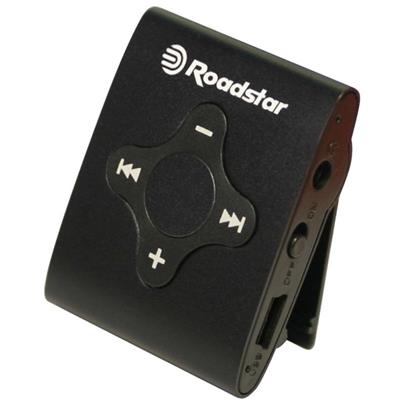 Roadstar MP3 přehrávač MP-425/ 4GB/ hliníkové pouzdro/ vestavěná LI-ion baterie/ černý