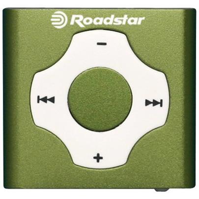 Roadstar MP3 přehrávač MPS-020/ hliníkové pouzdro/ slot na microSD kartu/ vestavěná LI-ion baterie/ zelený