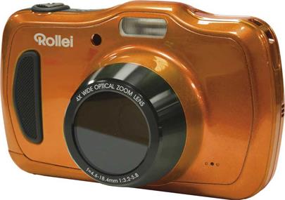 Rollei Sportsline 100/ 20 MPix/ 4x zoom/ 2,7" LCD/ Vodotěsný do 10 m/ HD video/ Oranžový