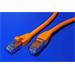 S/FTP patchkabel kat. 6a, LSOH, oranžový, 0,5m