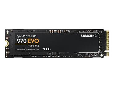 SAMSUNG 970 EVO M.2 NVMe SSD 1TB PCIe 3.0 x4 NVMe 1.3 (čtení max. 3400MB/s, zápis max. 2500MB/s)