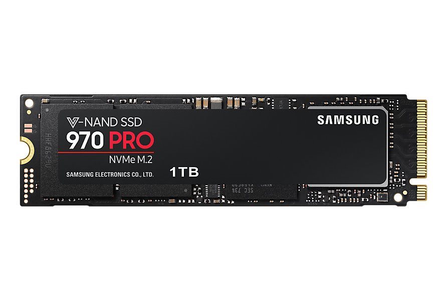 SAMSUNG 970 PRO M.2 NVMe SSD 1TB PCIe 3.0 x4 NVMe 1.3 (čtení max. 3500MB/s, zápis max. 2700MB/s)