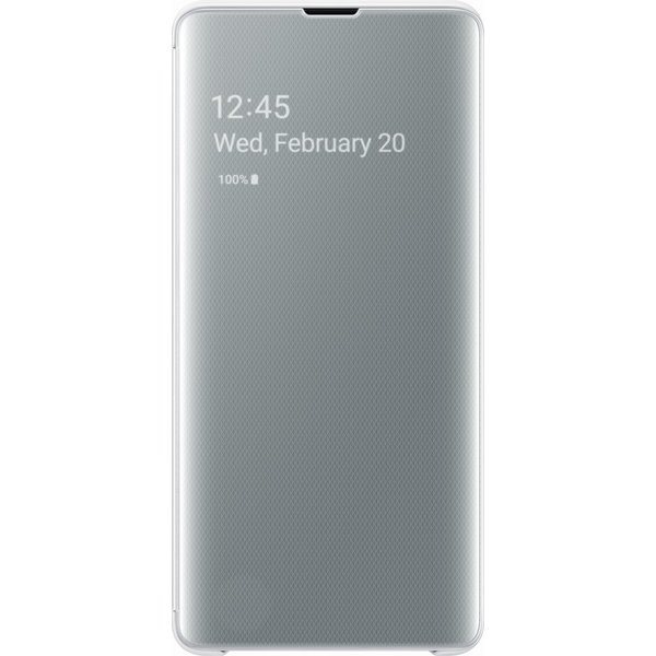 Samsung EF-ZG975CWEGWW Clear View Cover Galaxy S10+, White