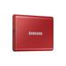Samsung Externí SSD disk 2 TB červený