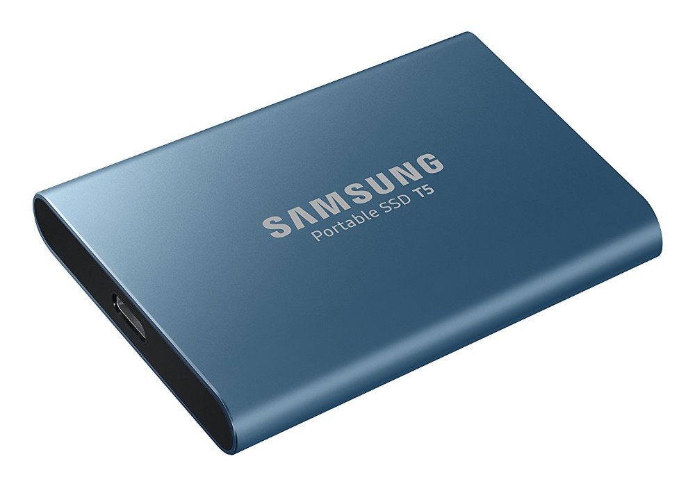 Samsung Externí SSD disk 500 GB modrý