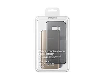 Samsung Kit (BatteryPack+ClearCover) pro S8+ Black