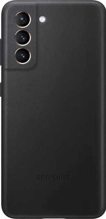 Samsung kožený kryt EF-VG991LBE pro Galaxy S21, černá