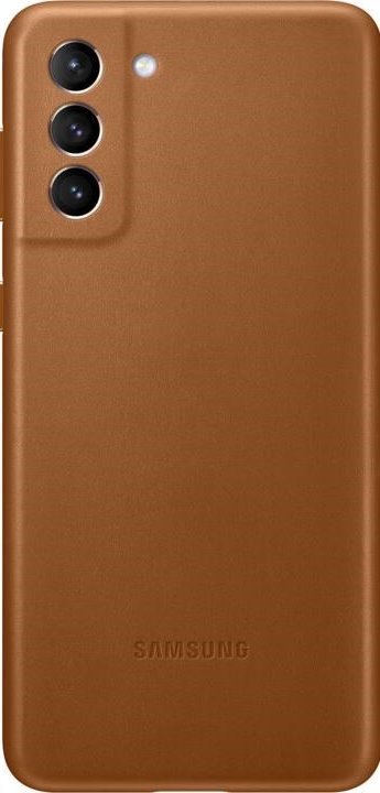 Samsung kožený kryt EF-VG996LAE pro Galaxy S21+, hnědá