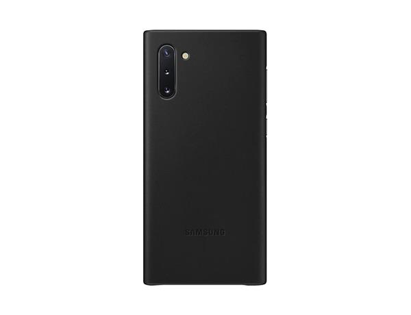 Samsung Kožený zadní kryt pro Galaxy Note10 Black