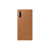 Samsung Kožený zadní kryt pro Galaxy Note10 Camel