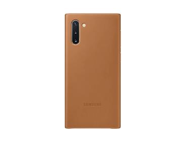 Samsung Kožený zadní kryt pro Galaxy Note10 Camel