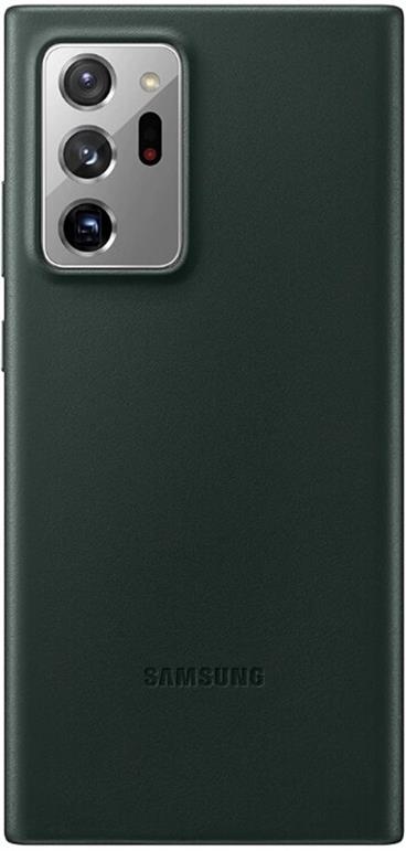 Samsung Kožený zadní kryt pro Note Ultra 20 Green