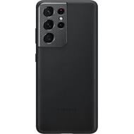 Samsung Kožený zadní kryt pro S21+ Black