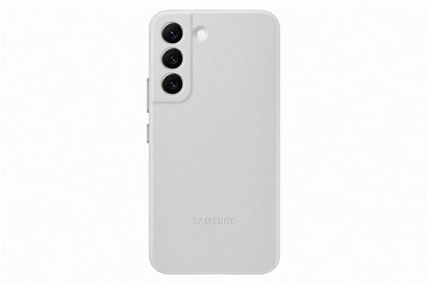 Samsung Kožený zadní kryt pro Samsung Galaxy S22+ Light Gray