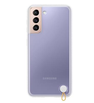 Samsung kryt Clear EF-GG991CWE pro Galaxy S21, bílá