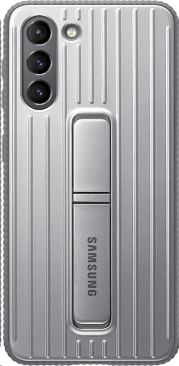 Samsung kryt se stojánkem EF-RG991CJE pro Galaxy S21, šedá