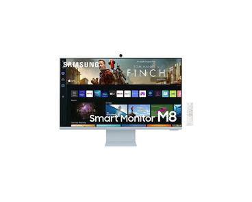 Samsung LCD M8 32" VA/4K 3840x2160/4ms/micro HDMI/2xUSB-C/Wifi/Bluetooth/HDR10/FlickerFree/ovladač