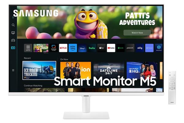 Samsung LCD Smart M50C 27" VA/1920x1080/4ms/2xHDMI/2xUSB/vesa/repro/Wi-Fi/BT/bílá