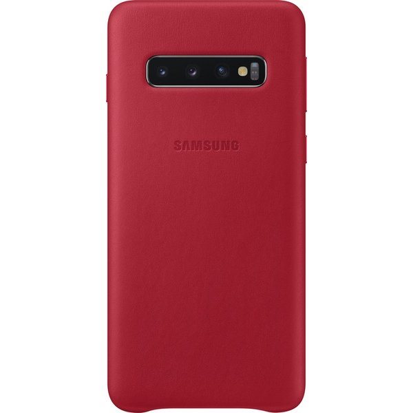 Samsung Leather Cover S10 Red
