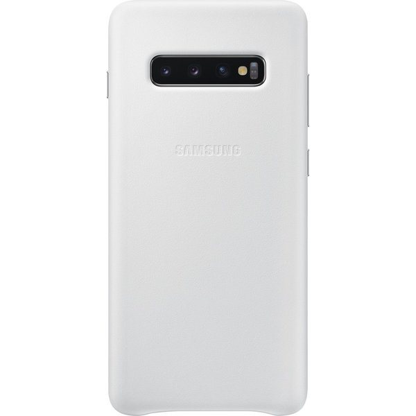 Samsung Leather Cover S10+ White
