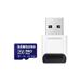 Samsung/micro SDXC/256GB/180MBps/USB 3.0/USB-A/Class 10/+ Adaptér/Modrá