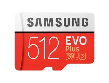 Samsung micro SDXC 512 GB EVO Plus + SD adaptér