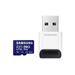 Samsung/micro SDXC/512GB/180MBps/USB 3.0/USB-A/Class 10/+ Adaptér/Modrá