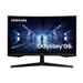 SAMSUNG MT LED LCD 27" Odyssey G5 - prohnutý, VA panel, QLED, 1ms, 2560x1440, 240Hz, DisplayPort, HDMI,
