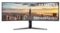 SAMSUNG MT LED LCD 43" 43J89 - prohnutý, VA, 3840x1200 (32:10), Display Port, HDMI, USB, repro, 5 ms