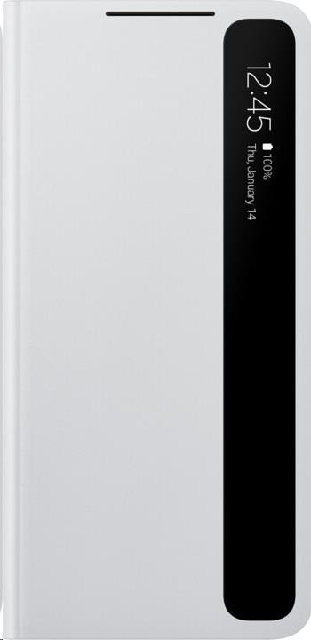 Samsung pouzdro Clear View EF-ZG996CJE pro Galaxy S21+, světle šedá