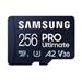 Samsung PRO Ultimate/micro SDXC/256GB/200MBps/UHS-I U3 / Class 10/+ Adaptér/Modrá