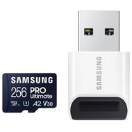 Samsung PRO Ultimate/micro SDXC/256GB/200MBps/UHS-I U3 / Class 10/+ Adaptér/Modrá