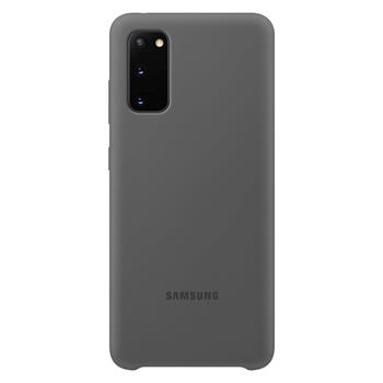 Samsung silikonový zadní kryt EF-PG980TJE pro Galaxy S20 (G980), šedá