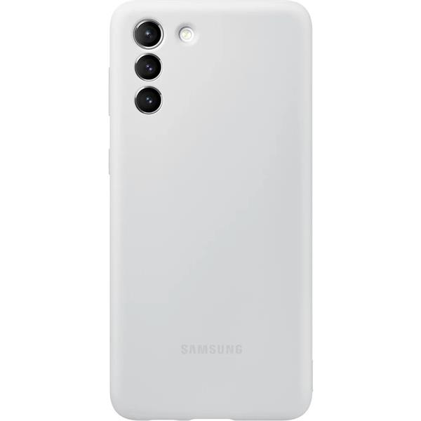 Samsung Silikonový zadní kryt pro S21 Ultra Light Gray