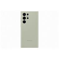 Samsung Silikonový zadní kryt pro Samsung Galaxy S22 Ultra Olive Green