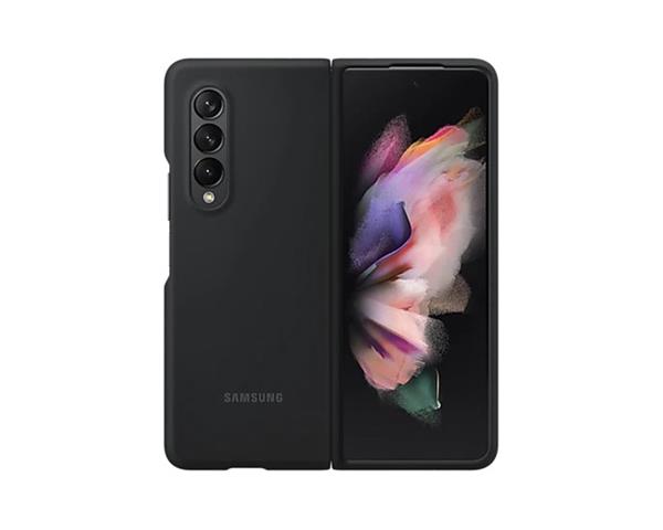 Samsung Silikonový zadní kryt Z Fold3 Black