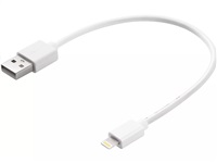 Sandberg datový kabel USB-A -> Lightning, délka 0,2 m, bílá - bulk