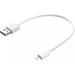 Sandberg datový kabel USB-A -> Lightning, délka 0,2 m, bílá