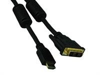 Sandberg kabel DVI > HDMI, 2m, černý