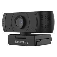 Sandberg USB kamera Webcam Office 1080p HD, černá